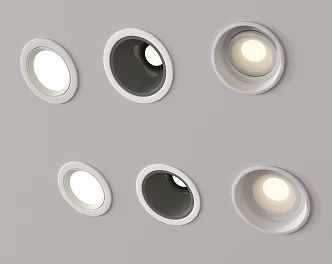 Modern Downlight Spotlight Recessed Downlight Spotlight 3d model