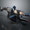 Modern Gun Sci-Fi Firearms Sci-Fi Game Gun Games Firearms Game Gun 3d model