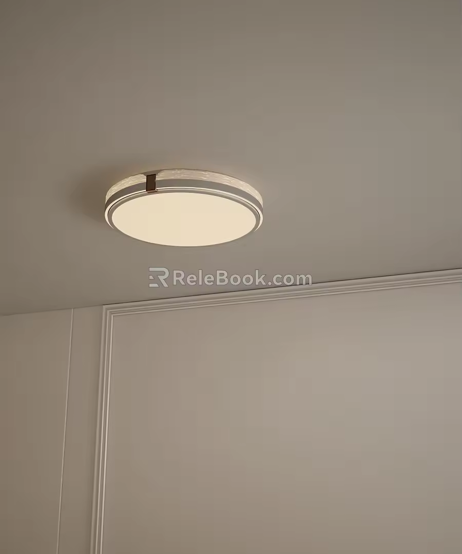 Simple ceiling lamp 3d model
