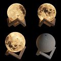 Modern Table Lamp Lunar Table Lamp 3d model