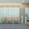 Modern Baby Care Room Interior With Cabinets Mirror Stroller
