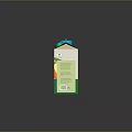 Organic Bio Food Products Including Café Coconut Milk Orange Juice and Green Tea Can
