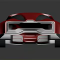 Pink Sports Car with Modern Sleek Exterior Design Black Windows and Silver Wheels