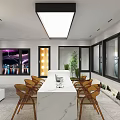 DAYON Doors and Windows Modern Showroom With Glass Entrance Display Area And Green Plants