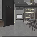 Modern Dark Toned Bar Interior With Stylish Counter Seating And Ambient Lighting