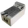 Commercial Kitchen Stainless Steel Deep Fryer With Digital Control Panel And Frying Basket