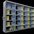 Modern Bookcases With Glass Doors White And Wooden Design For Blue Folders And Books