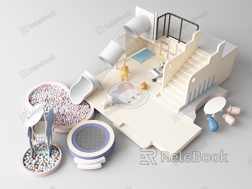 Children's Equipment Modern Amusement Facilities model