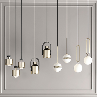 Light Luxury Chandelier 3d model