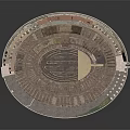 Detailed Ancient Roman Colosseum Model Displaying Architectural Structure And Design Elements 3d model