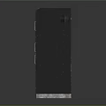 Stacked Tower Server Units With Black Exterior Green Status Lights And Silver Base Panels