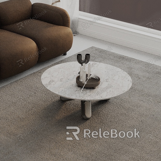 Modern coffee table model