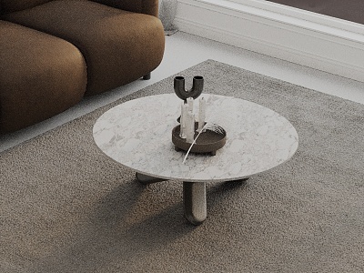 Modern coffee table model