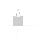 Sleek White Leather Handbag Featuring Long Handles Rectangular Shape And Tassel Detail Design