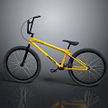 Modern Yellow Mongoose BMX Bicycle With Black Wheels And Sleek Frame