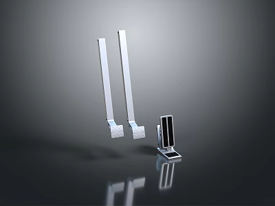 Stainless Steel Household Strips With Long And Short Designs For Daily Use 3d model