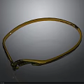 Elegant Gold Bracelet With Smooth Surface And Classic Clasp Design For Fashion Accessories