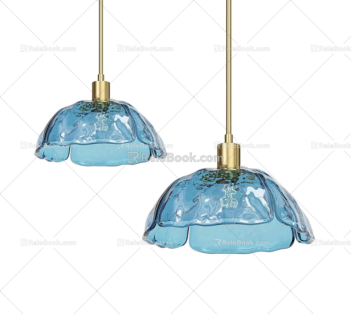 Light Luxury Glass Chandelier model