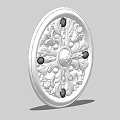 Lamp panel 3d model