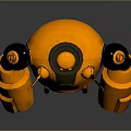 Modern Robot Mech Warrior Mech Soldier Machine Battlearm Mechanical Battlearm 3d model
