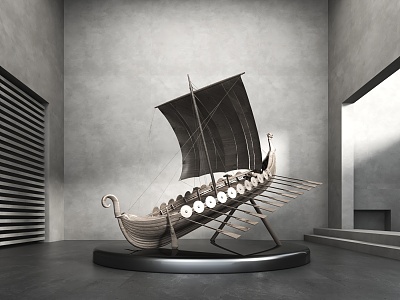 Modern Sculpture Boat Sculpture City Sculpture Art Sculpture Metal Sculpture Abstract Sculpture Alien Sculpture 3d model