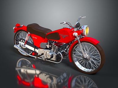 Modern Motorcycle Pixel Motorcycle Void Motorcycle 3d model