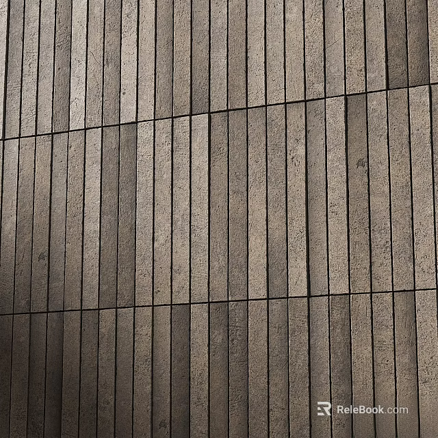 Structured Wooden Slat Components For Wall Panel With Horizontal Vertical Lines Design 3d model