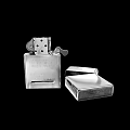 Stainless Steel Metal Lighters Open And Closed Design Portable Reusable Daily Living Supplies