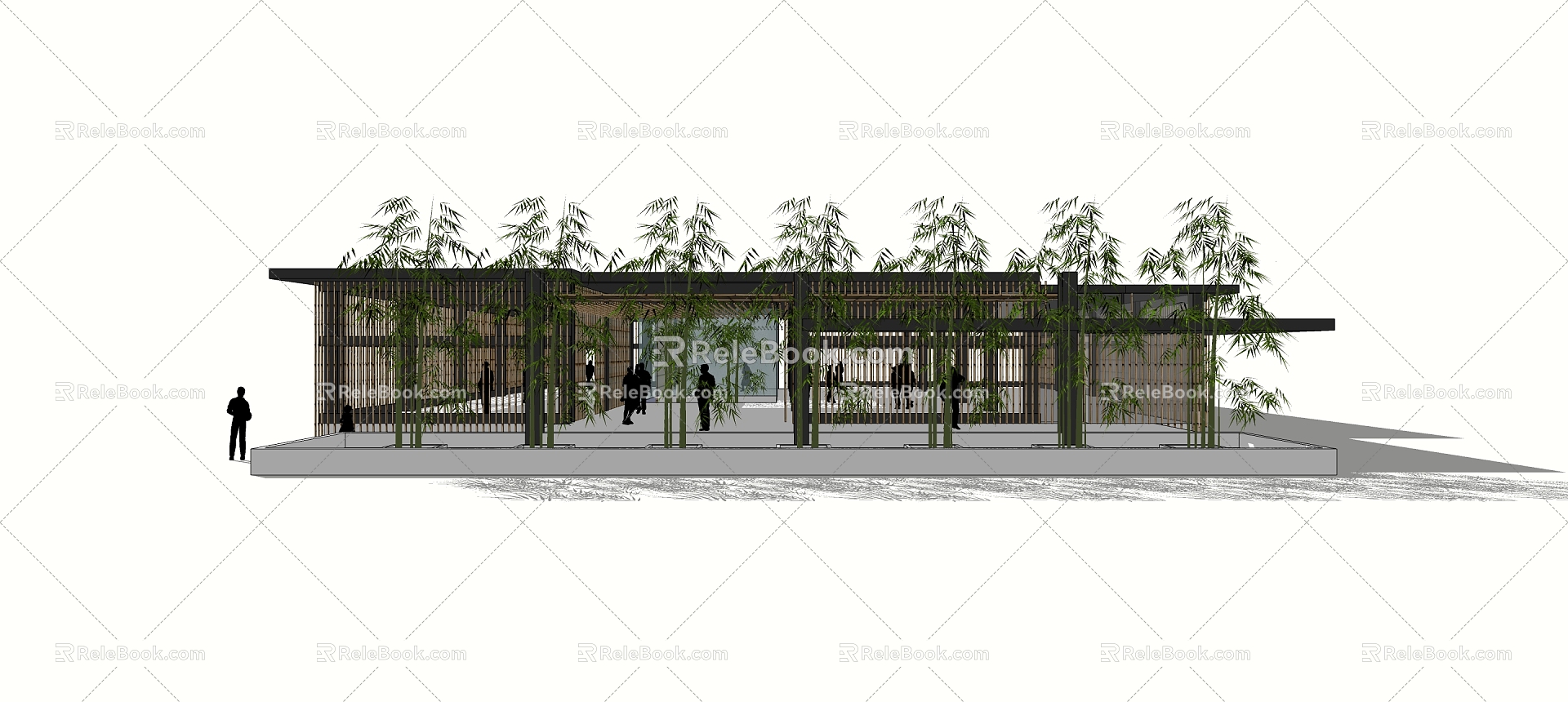 Modern Gazebo Leisure Gazebo 3d model