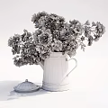 Pink Watering Can Vase With Fresh Pink Roses And Matching Lid
