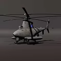 modern unmanned reconnaissance aircraft 3d model