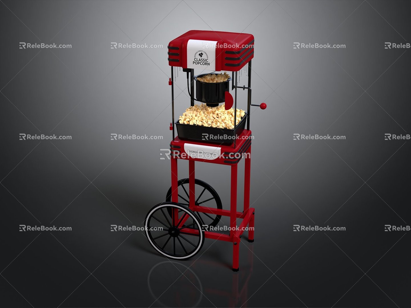 Popcorn machine popcorn popcorn machine 3d model