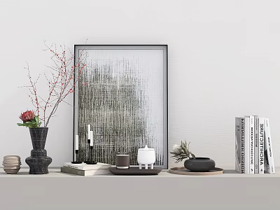 Modern ornaments combination 3d model