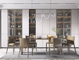 Modern Restaurant 3d model