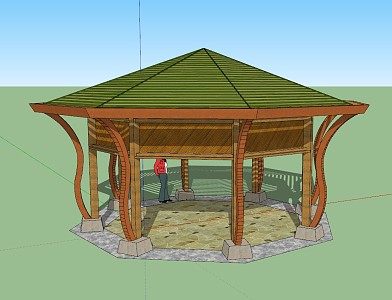 Jane's Pavilion 3d model