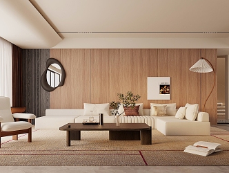 modern living room 3d model