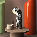 Macaroon Color Floor Lamp Table Lamp 3d model