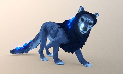 Modern Dogs. 3d model