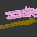 Futuristic Tactical Weapons With Black Mechanical Design Advanced Scopes And Modern Military Tech