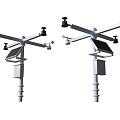 Cartoon style weather station weather detection weather detection equipment 3d model