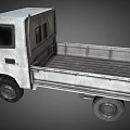Old Rusty Suzuki Flatbed Truck With Open Cargo Bed And Weathered Body