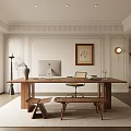 Modern Middle Ancient Study 3d model