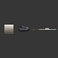 Medical Supplies Kit With Bandage Roll Adjustable Strap And Perforated Pad