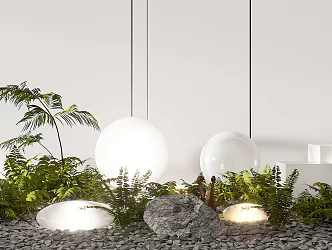 Modern Landscape Lights Outdoor Floor Lights 3d model