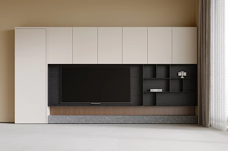 TV background wall TV wall TV cabinet 3d model