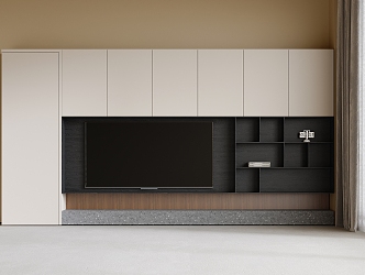 TV background wall TV wall TV cabinet 3d model