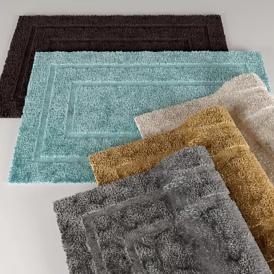 Bathroom Mat Carpet 3d model Bathroom Mat Carpet 3d model