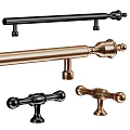 Various Design Door Handles With Gold And Silver Metal Finishes For Home Decor