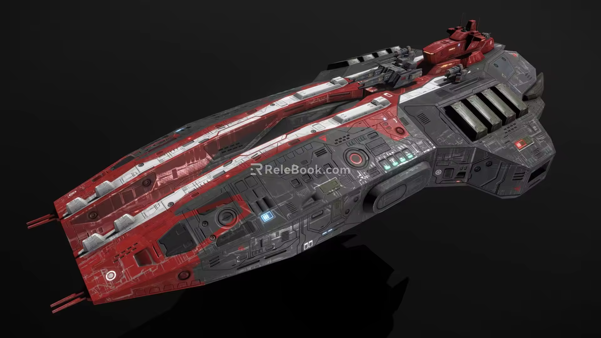Pirates Destroyer Gunner 3d model