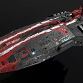 Pirates Destroyer Gunner 3d model